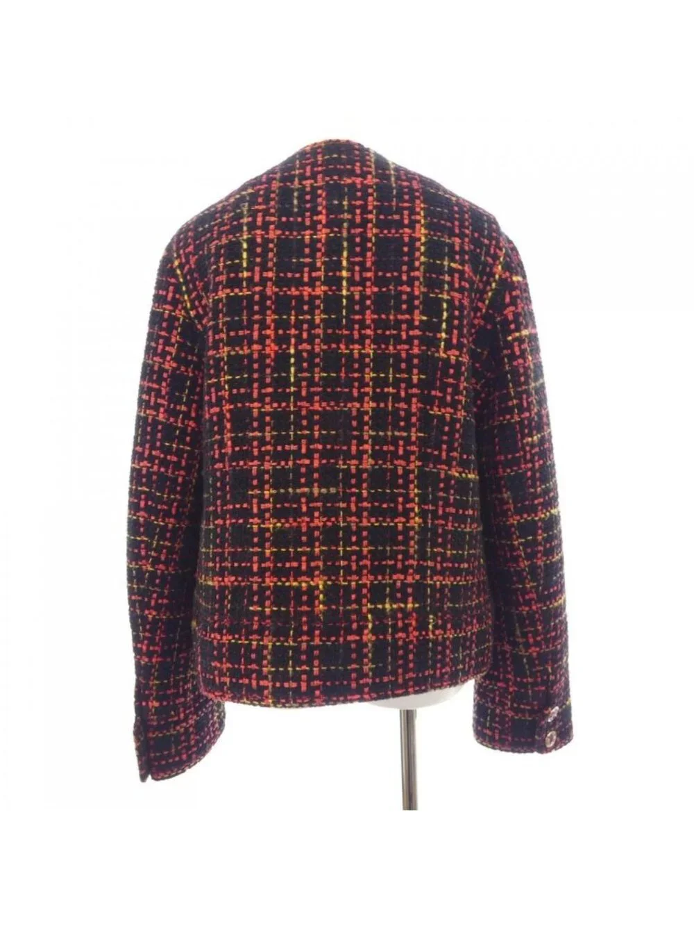 Chanel Collarless Jacket Black